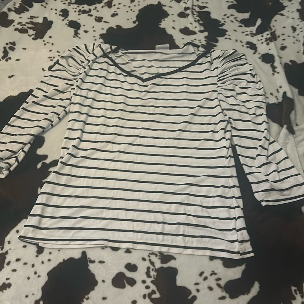 Long sleeve striped